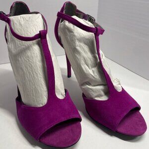 Pretty in Berry High Heels for date night!